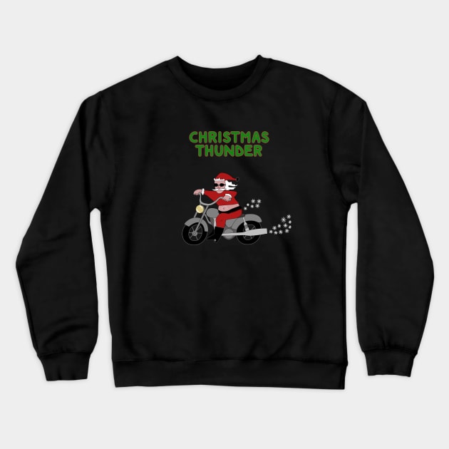 Christmas thunder Crewneck Sweatshirt by drFreehair